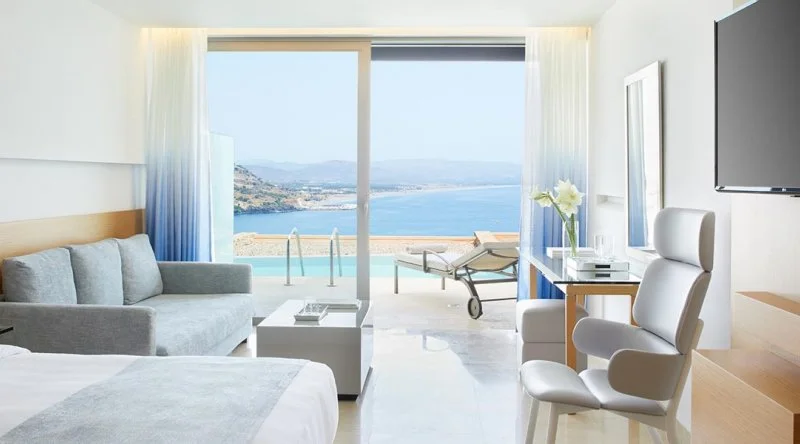 Junior Suite Sea View with Shared Pool - Lindos Blu Luxury Hotel & Suites