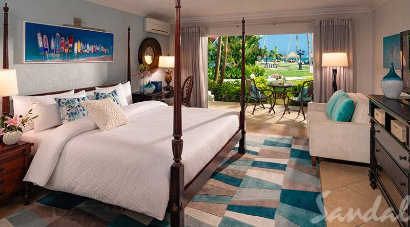 Caribbean Honeymoon Walkout Club Level Veranda Suite - Sandals Grande Antigua Resort & Spa