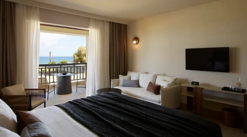 Cosmos Superior Room with Sea View - Asterion Suites & Spa