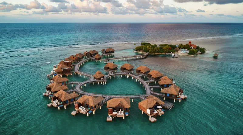 Overwater Private Island Butler Villa with Infinity Pool - Sandals Royal Caribbean