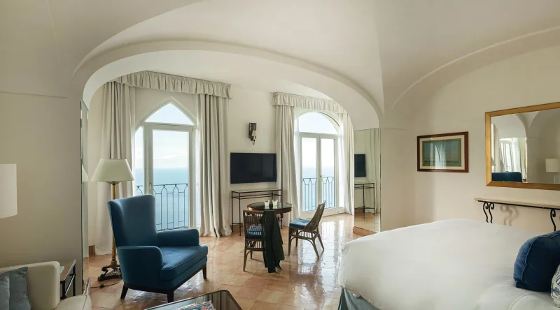 Deluxe Sea View Junior Suite with Balcony - Caruso A Belmond Hotel