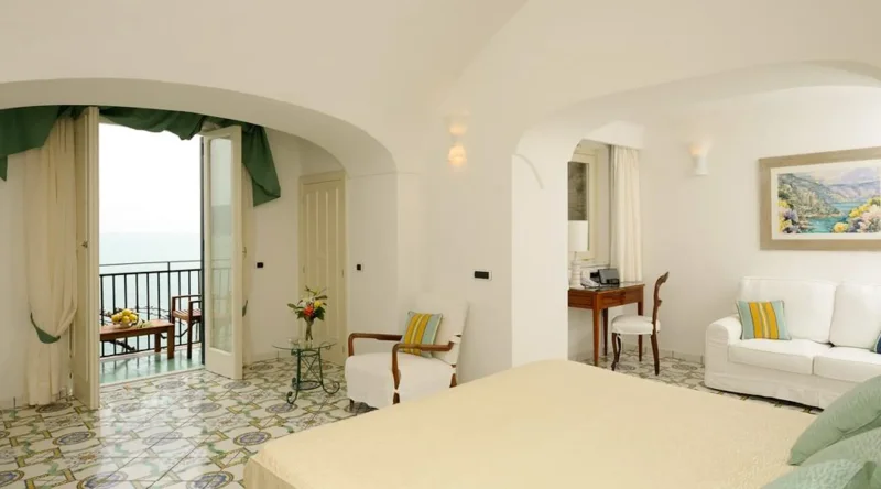 Deluxe Double Front Sea View Balcony Room  - Santa Caterina Hotel